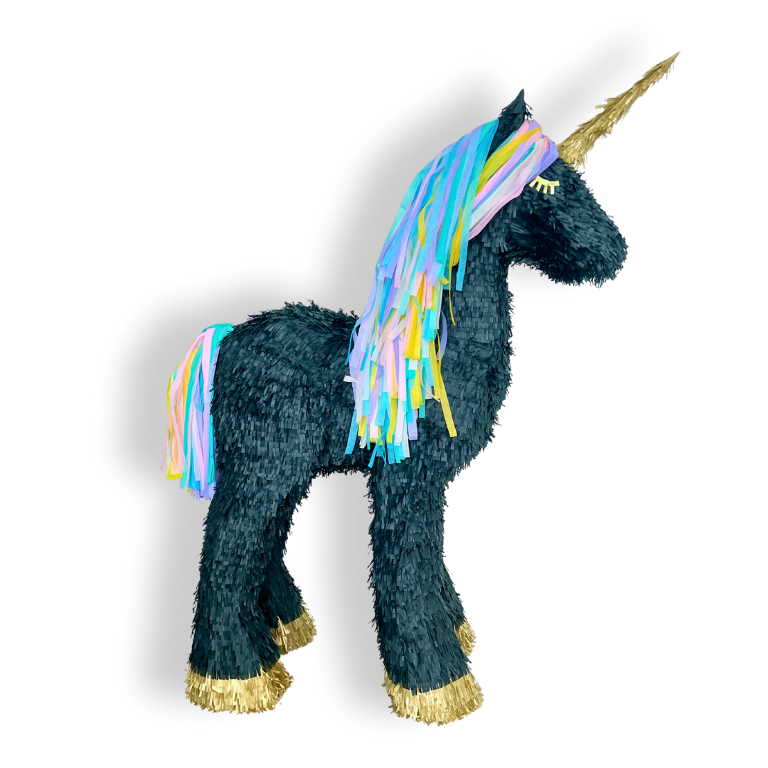 Black Unicorn Piñata for Decoration