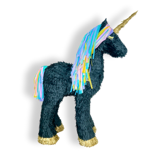 Black Unicorn Piñata for Decoration