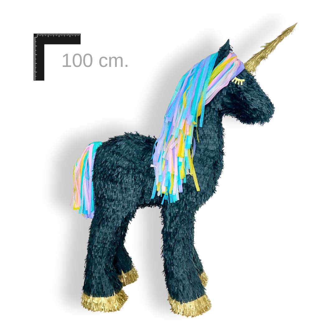 Black Unicorn Piñata for Decoration